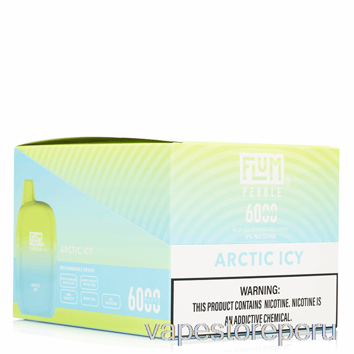 Vape Sin Nicotina Peru [paquete De 10] Flum Pebble 6000 Desechable